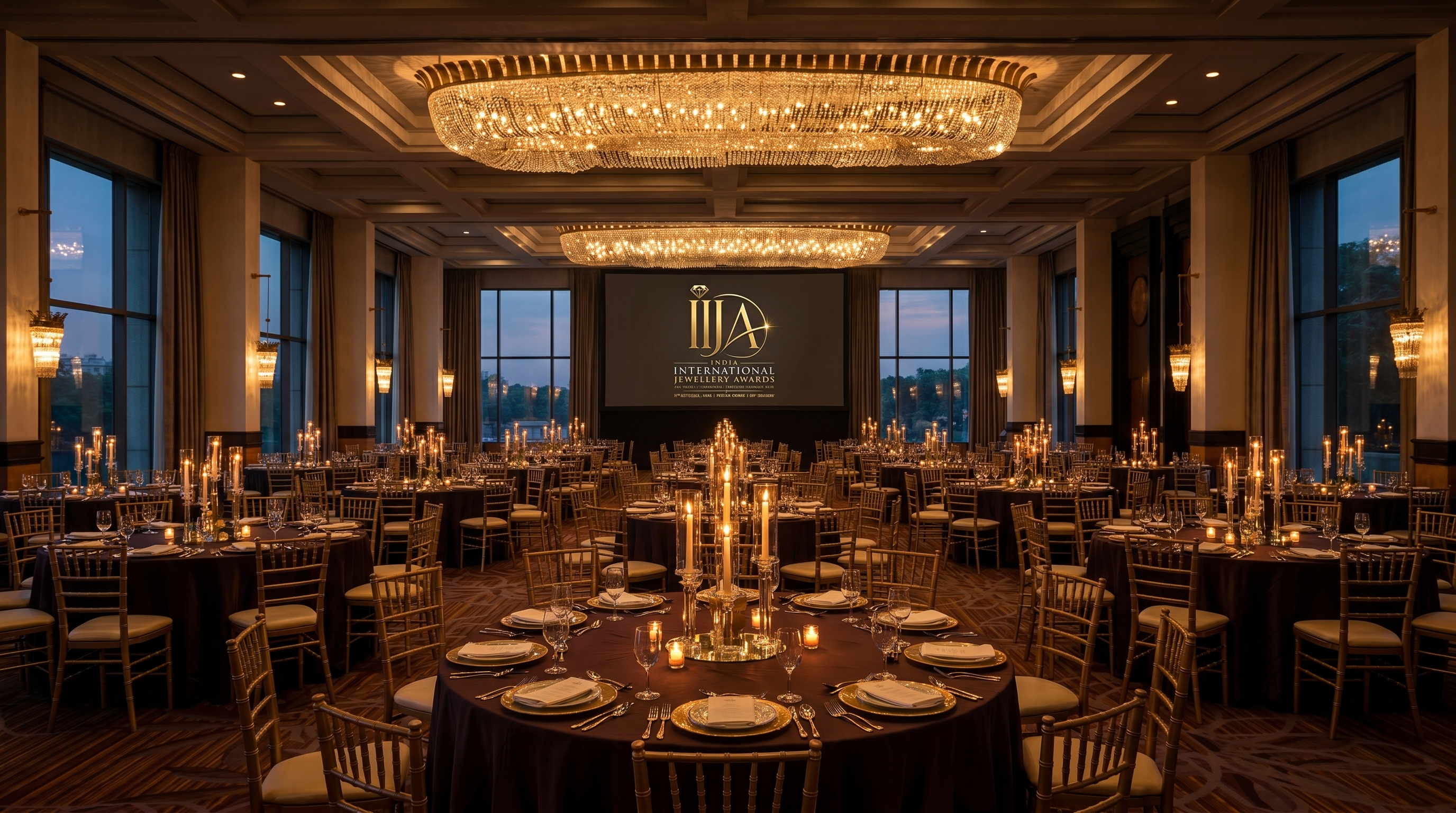 Black-tie evening — luxury ballroom set for IIJA 2026